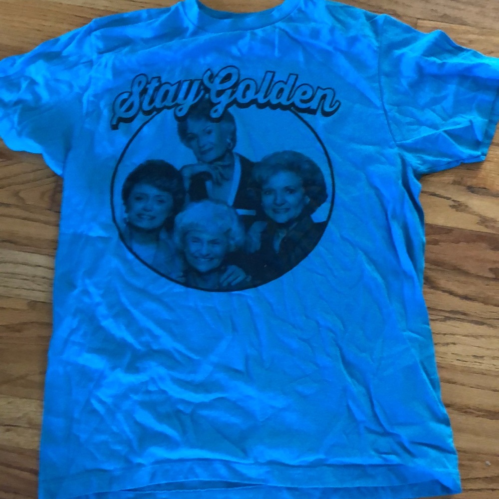 Golden girls adult tee lk nw sz med no holes